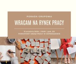 Zdjęcie artykułu Porada grupowa dla osób długotrwale bezrobotnych